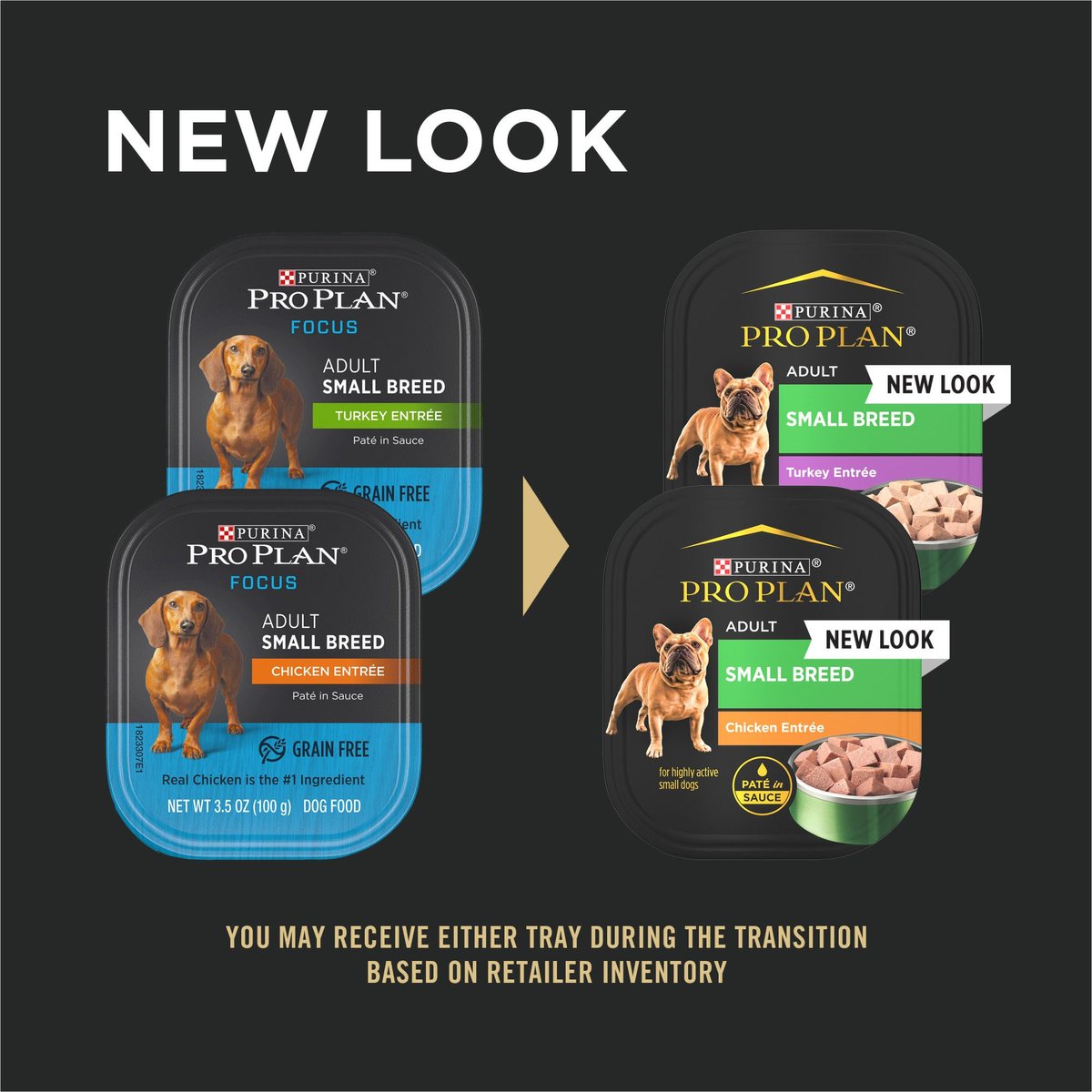 Purina Pro Plan Focus Small Breed Variety Pack Entree Grain-Free Wet Dog Food