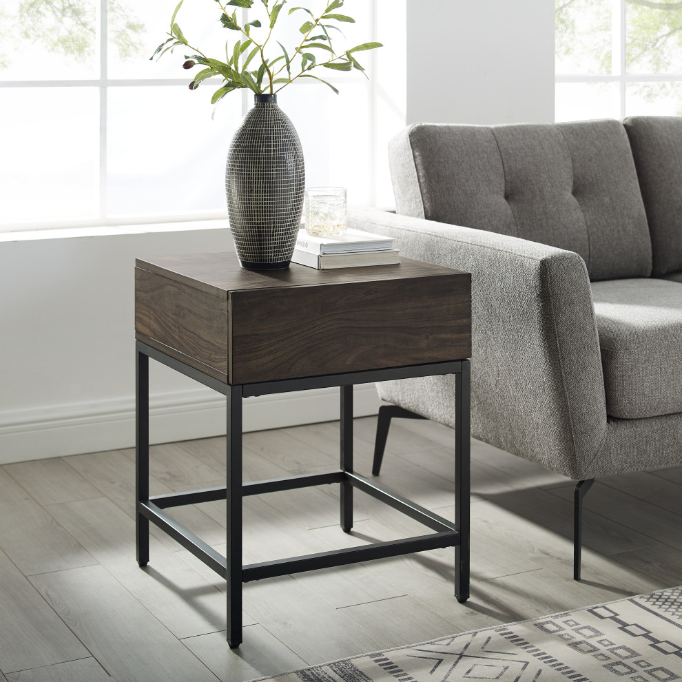 Jacobsen End Table   Industrial   Side Tables And End Tables   by Crosley  Houzz