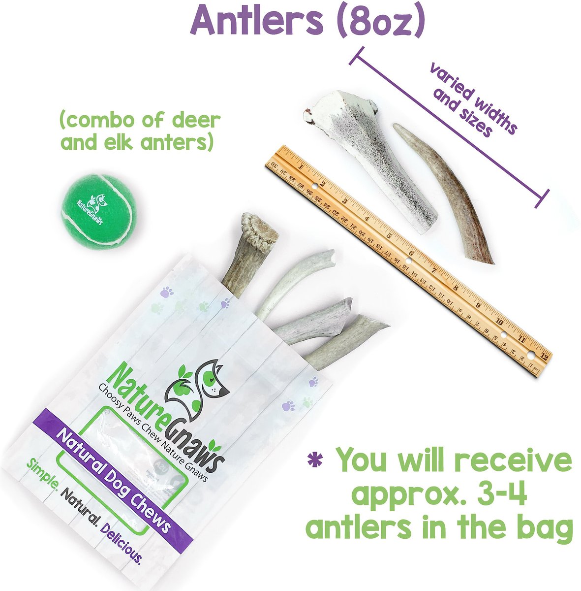 Nature Gnaws Antlers Chews Dog Treats