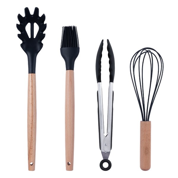 12-Piece Silicone Kitchen Utensils Set