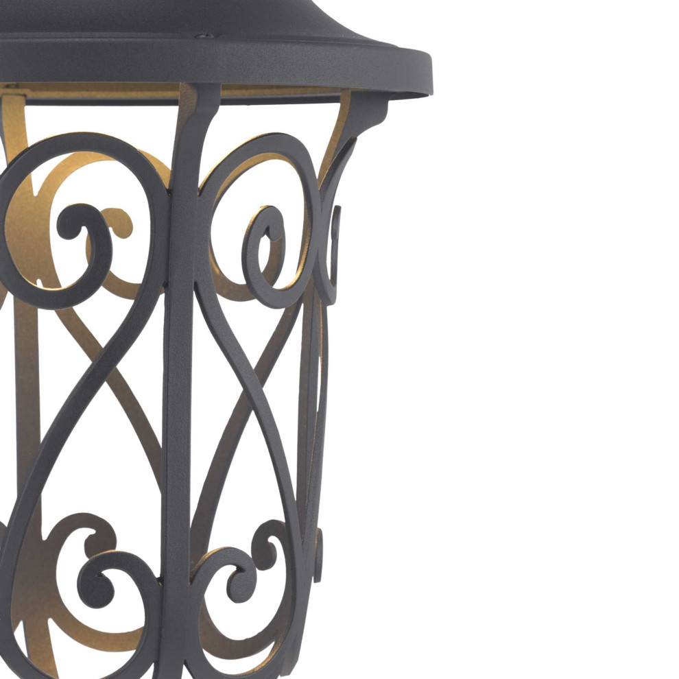 Leawood Collection LED 1 Light Hanging Lantern   Traditional   Outdoor Hanging Lights   by Buildcom  Houzz