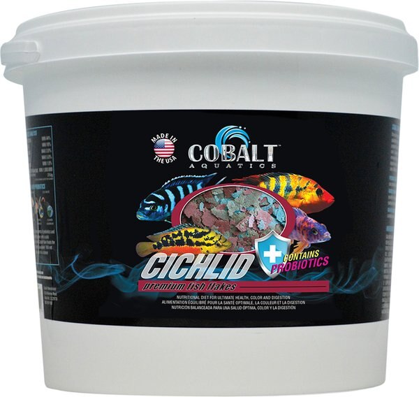 Cobalt Aquatics Cichlid Premium Flakes Fish Food