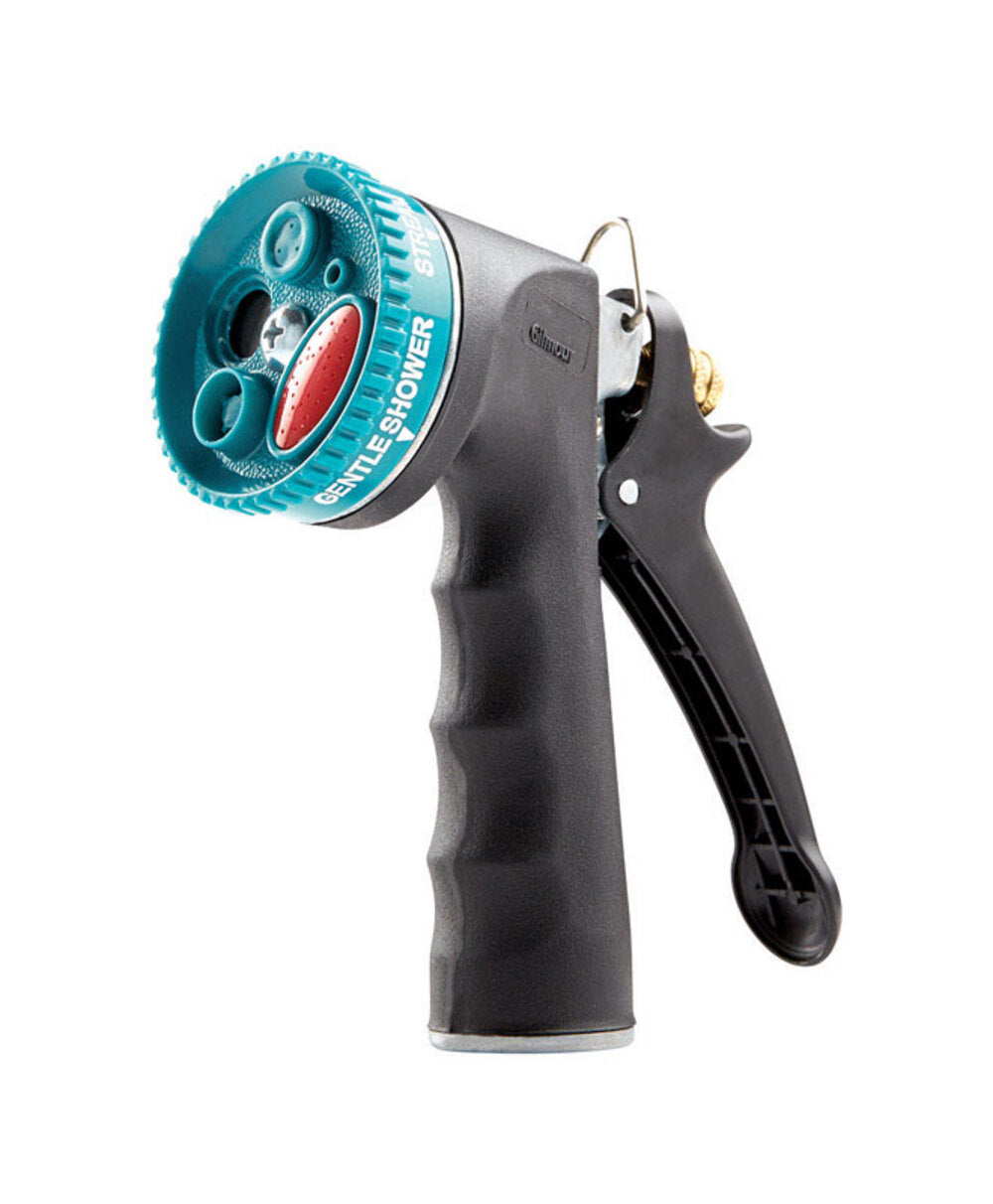 Gilmour 7 Pattern Cushion Grip Metal Hose Nozzle