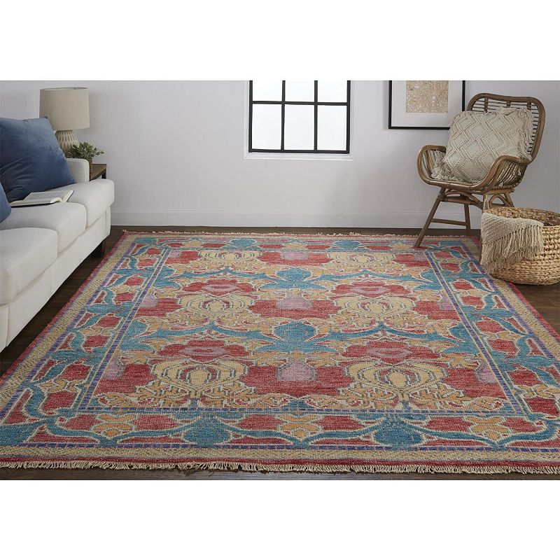 Weave and Wander Bennet Luxe Wool Arts and Crafts Rug