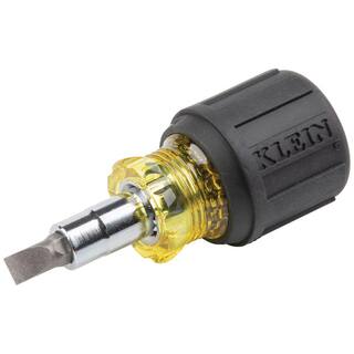 Klein Tools Stubby Multi-Bit ScrewdriverNut Driver- Cushion Grip Handle 32561