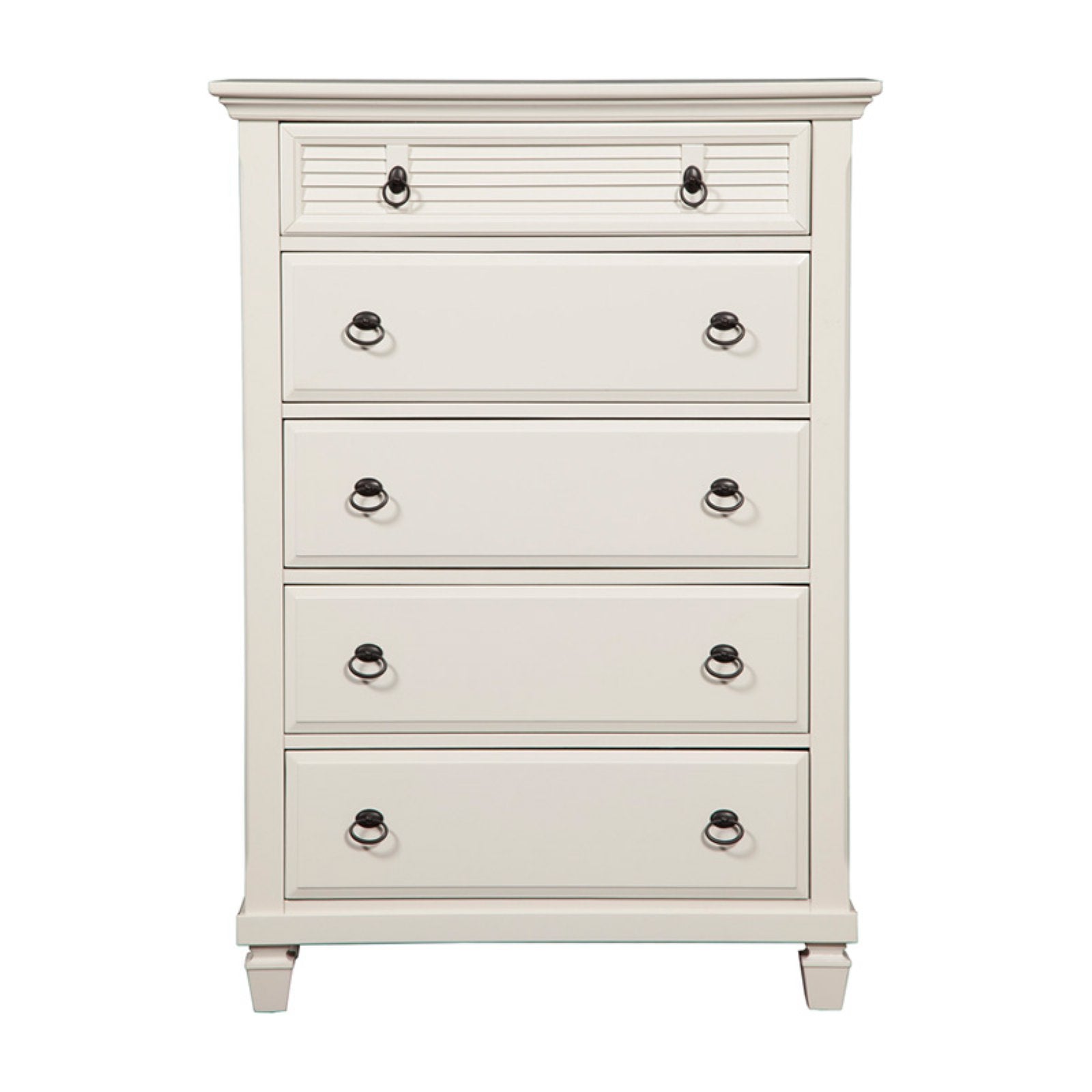 Alpine Furniture Winchester 5-Drawer Chest - White