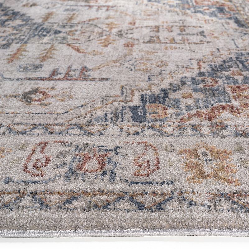 Madison Park Audrey Vintage Medallion Woven Area Rug