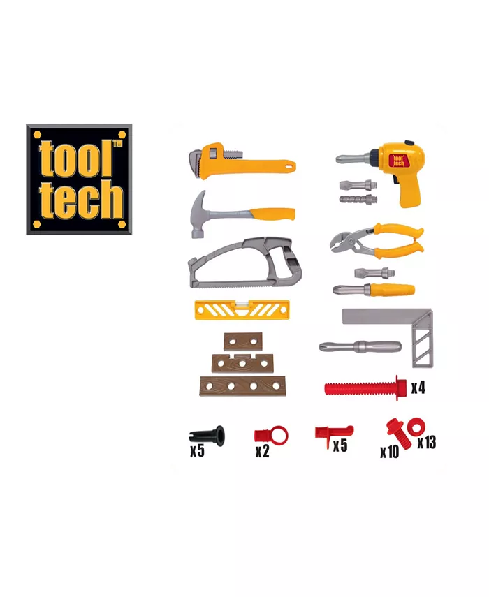 Redbox Tool Tech Take-Along Work Bench Play Set with Tools， 53 Piece