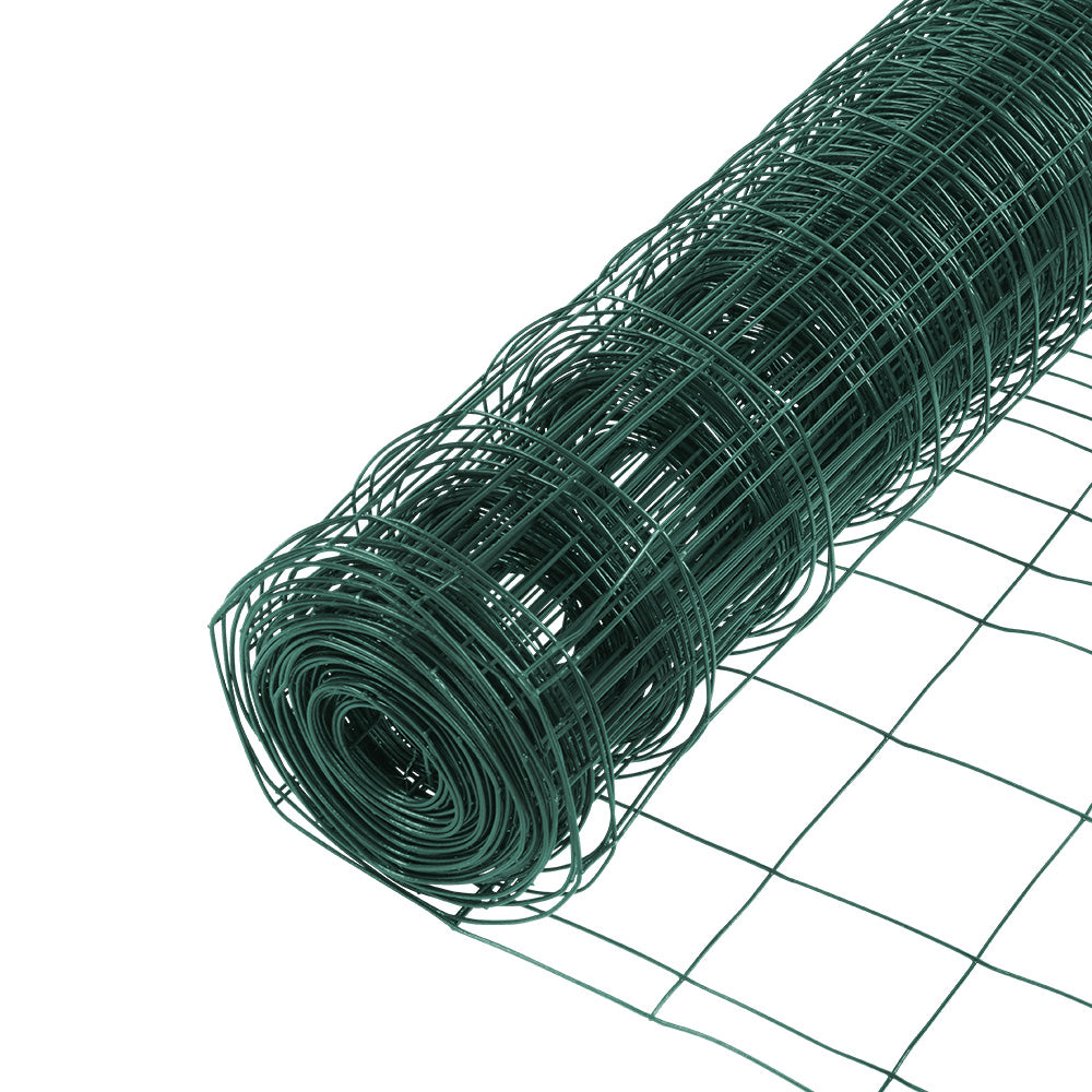 YARDGARD 2 Inch by 3 Inch Mesh, 36 Inch by 50 Foot 16 Gauge PVC Coated Welded Wire Fence