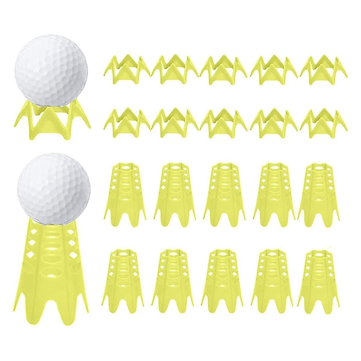 20pcs ，outdoor Indoor Simulator Practice Training，golf Mat Tees For Turf And Driving Range A