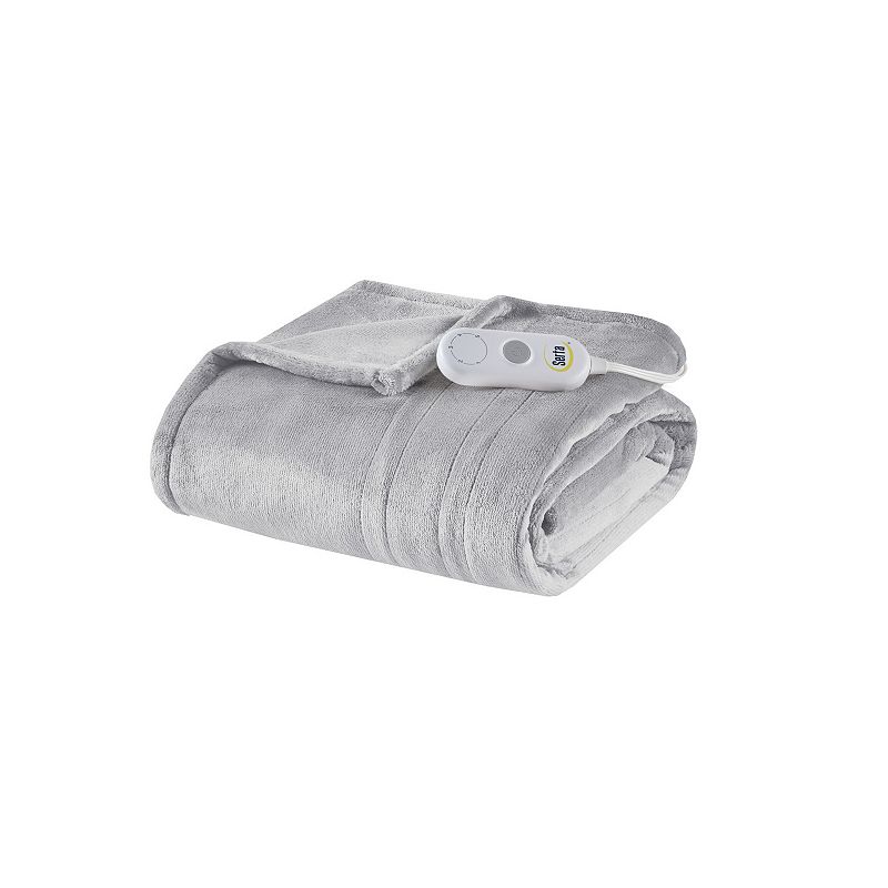 Serta? Plush Electric Heated Throw Blanket