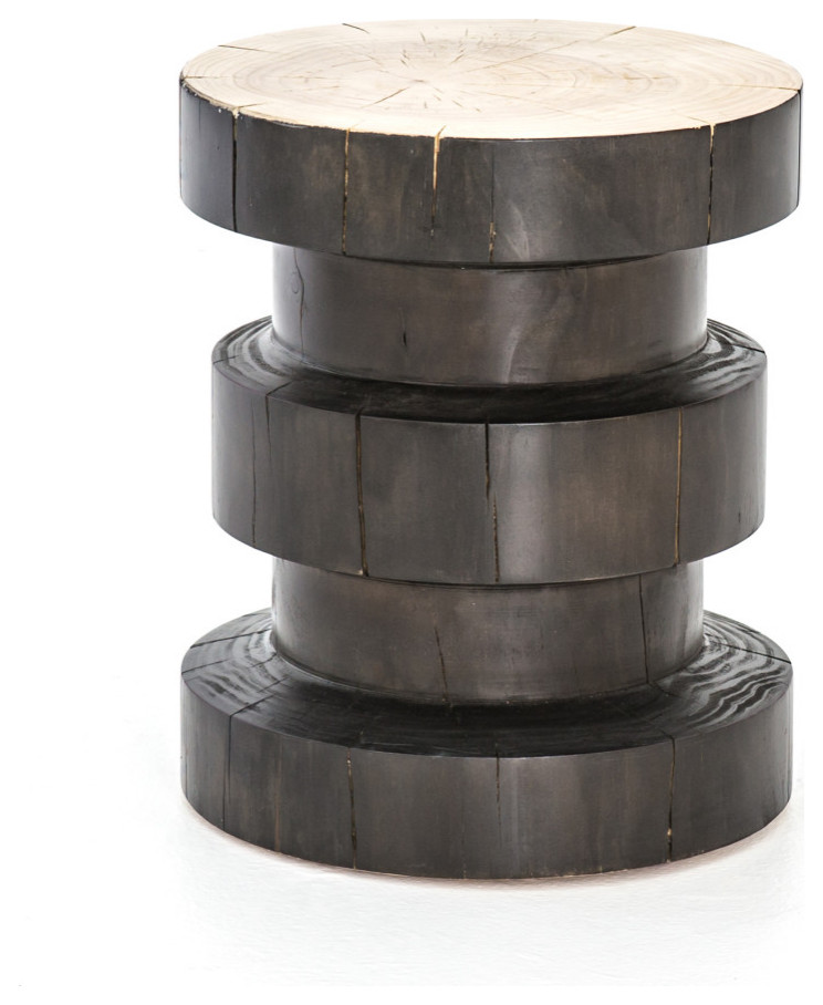 Callie End Table Black Pine   Modern   Side Tables And End Tables   by Virgil Stanis Design  Houzz