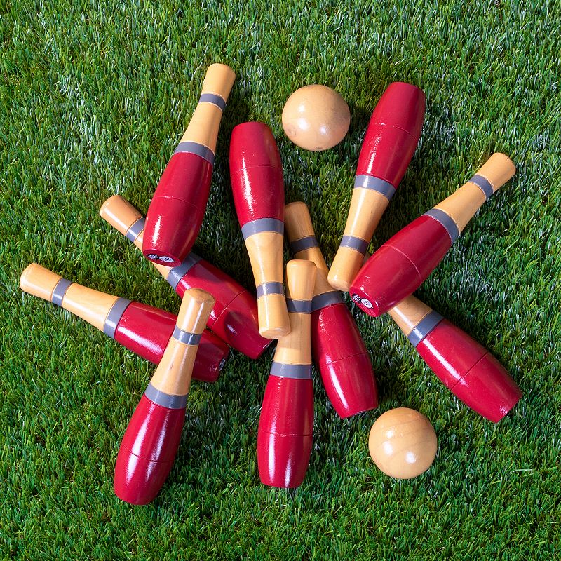 Hey! Play! Indoor/Outdoor Red Bowling Set