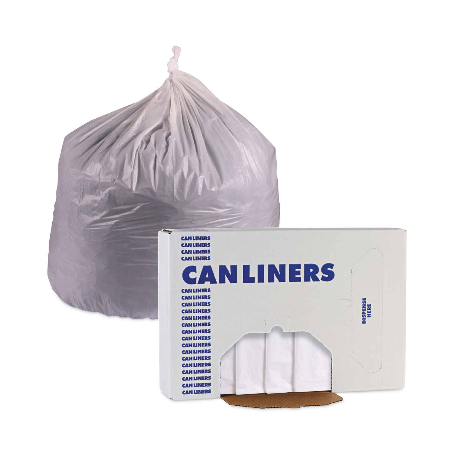 Linear Low Density Industrial Can Liners by Boardwalkandreg; BWKW4347X