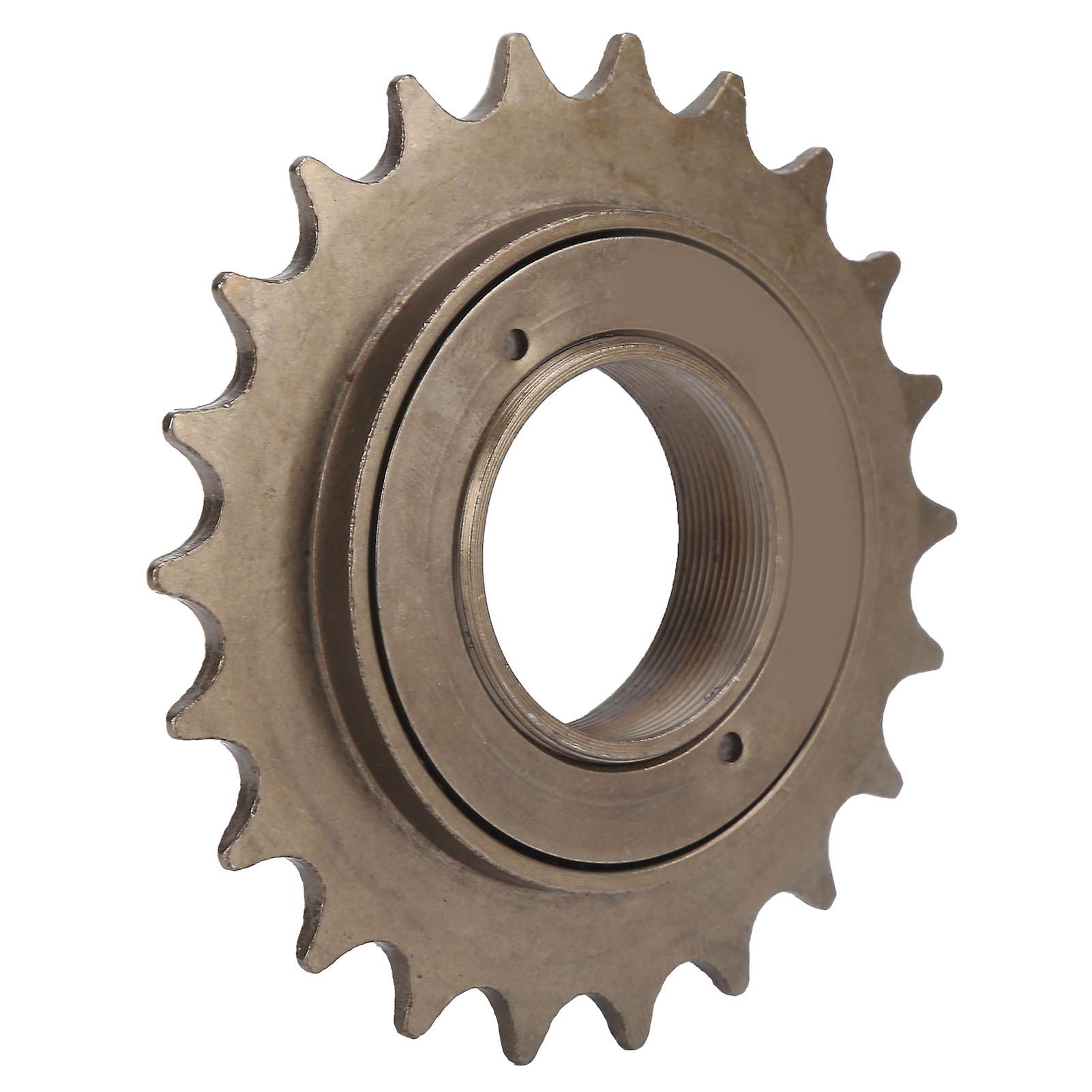 Bike Freewheel 22t Soft Sound Rotation Single Speed Wear Resisting Rust Proof Durable Cycling Accessorybrown