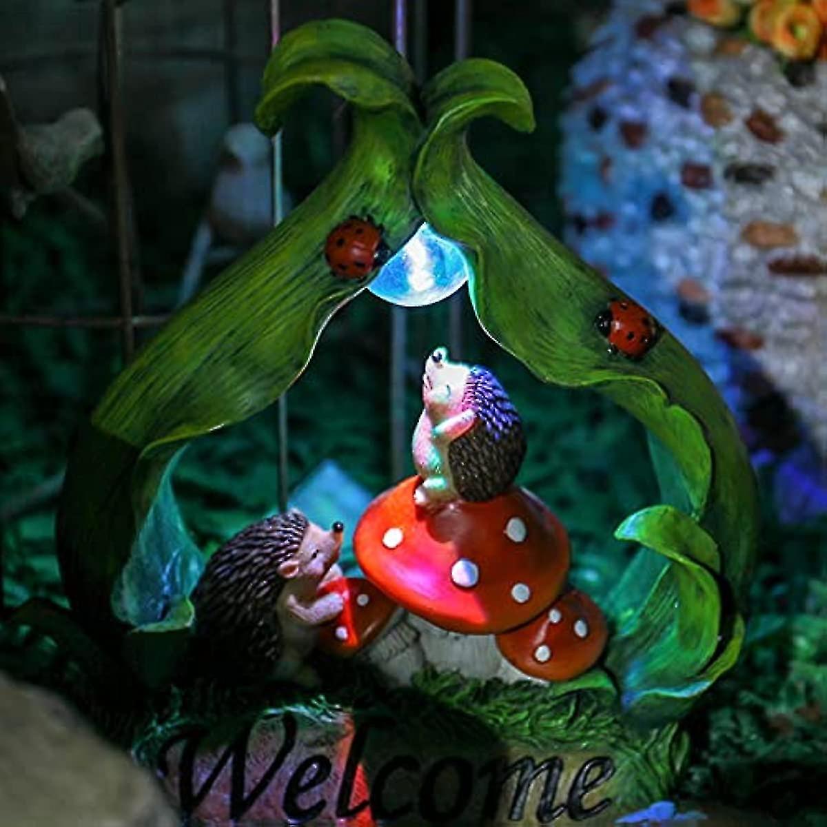 Outdoor Solar Garden Mushroom Lights  Outside Waterproof Solar Powered Garden Christmas Lights Decoration Garden  Yard  Lawn  Pathway