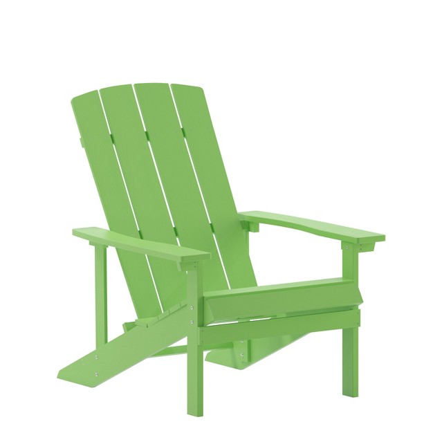 Merrick Lane All weather Poly Resin Wood Adirondack Chair