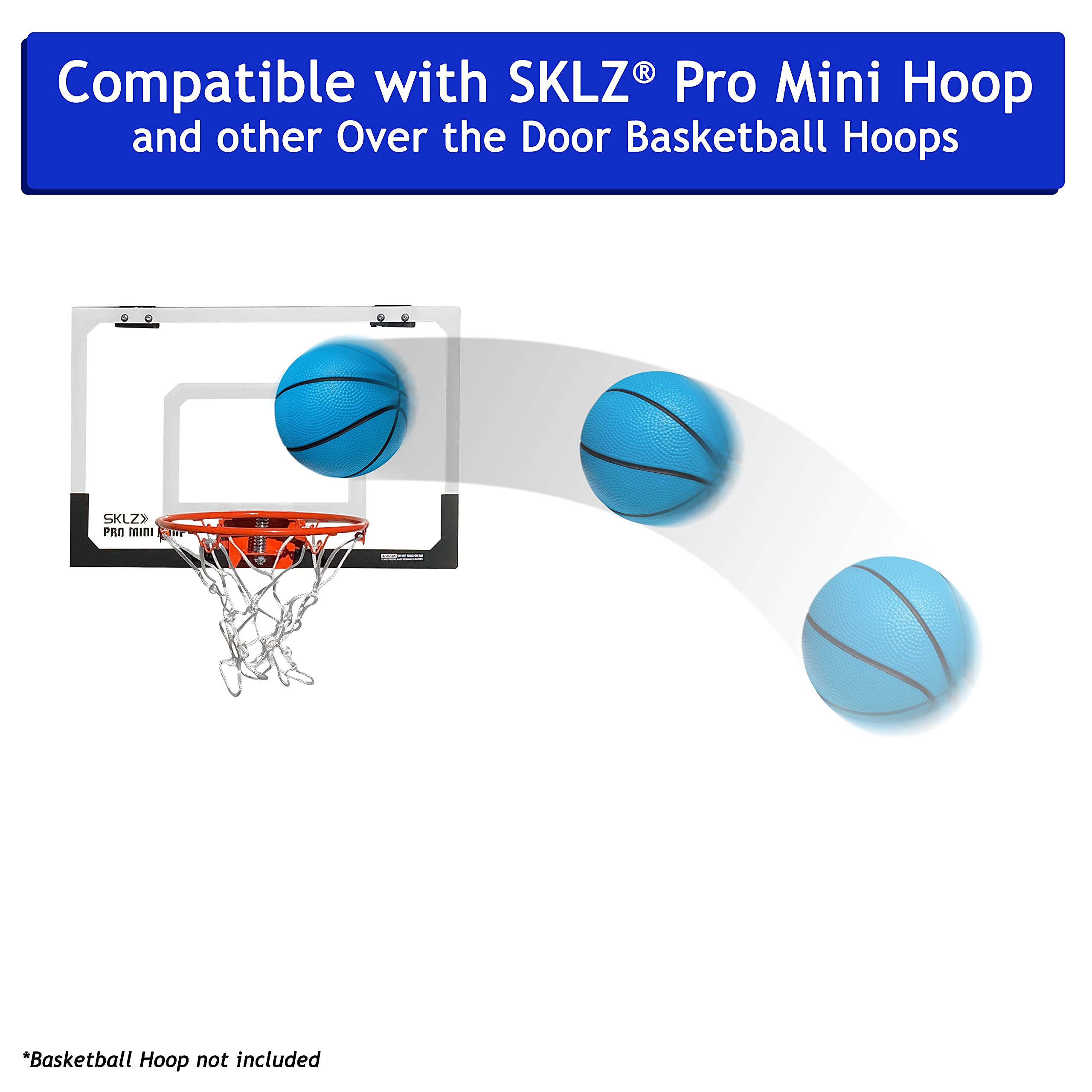 5 Inch Foam Mini Basketball for Indoor Basketball Mini Hoops， 2 Pack | Safe and Quiet Foam