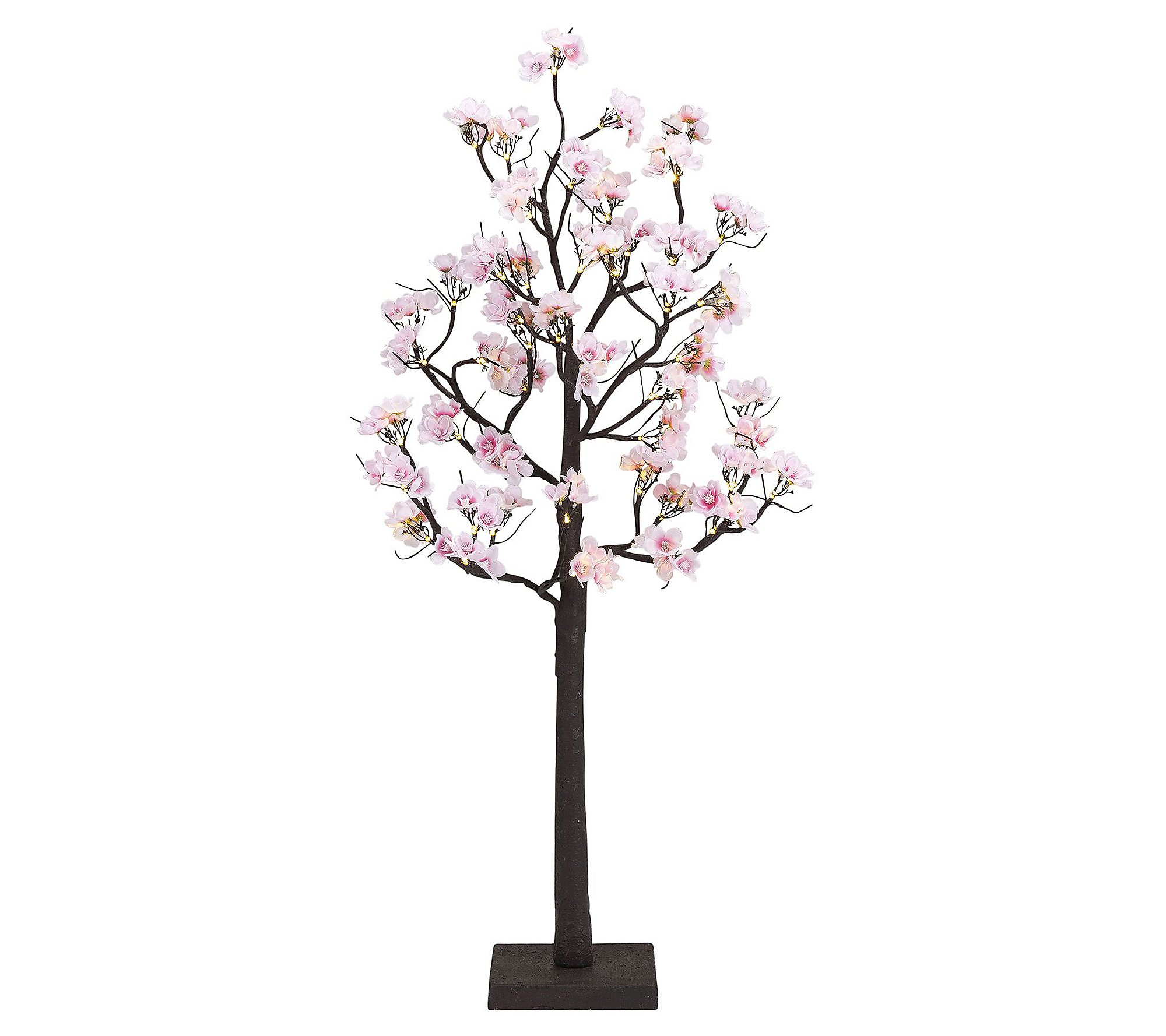 4-ft H Battery Operated Lighted Peach Flower Tree by Gerson Co