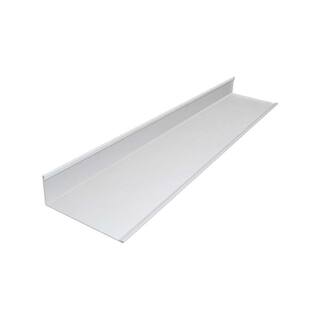 Gibraltar Building Products 7.5 in x 2.625 in. x 5 ft. Aluminum Rain Diverter Flashing 10.25RD