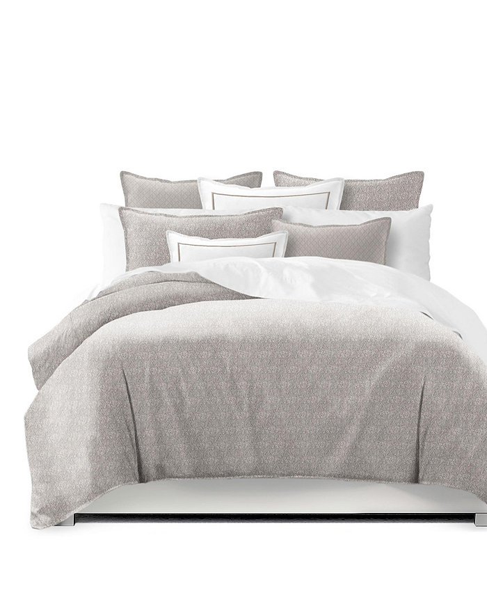 6ix Tailors Fine Linens Morningside Linen Full Double Comforter and 2 Shams Set， Plus 2 Bonus Cushions