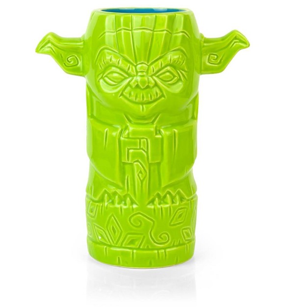 Beeline Creative Geeki Tikis Star Wars Master Yoda Mug Ceramic Tiki Style Cup Holds 12 Ounces