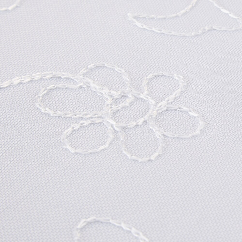 Violet Linen Dublin Embroidered Pattern Tablecloth