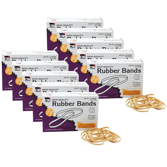 Charles Leonard CHL56132 10 Rubber Bands Size 32 3...