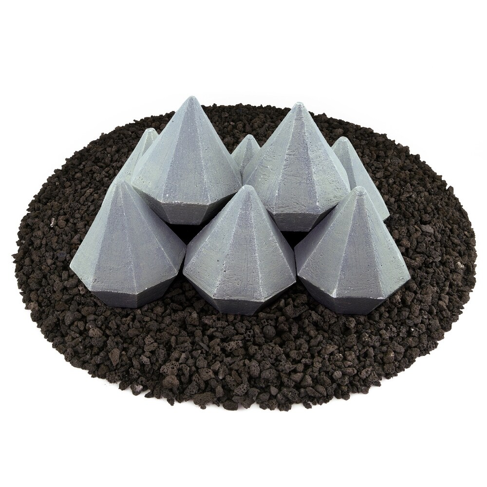 Ceramic Fire Diamonds  Fire Pit Accessory  Modern Decor for Indoor   Outdoor Fire Pits or Fireplaces