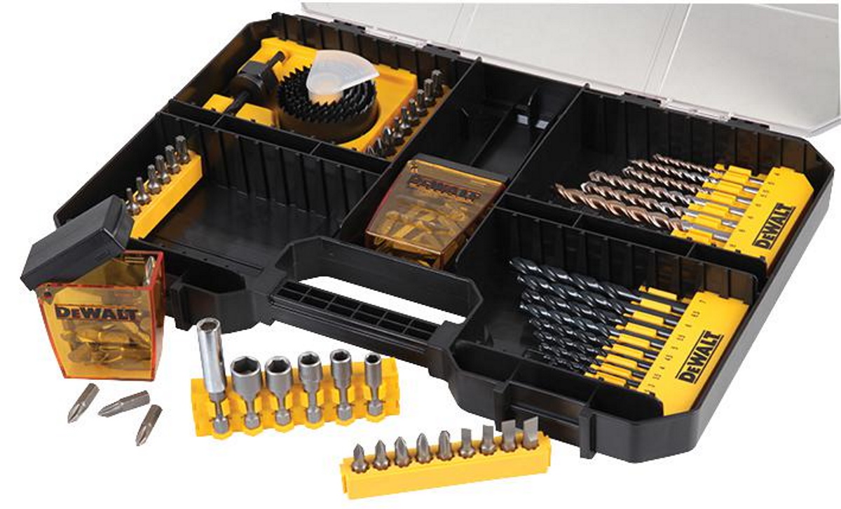 DEWALT - Combination Drill and Screwdriver Bit Set， 100 Piece