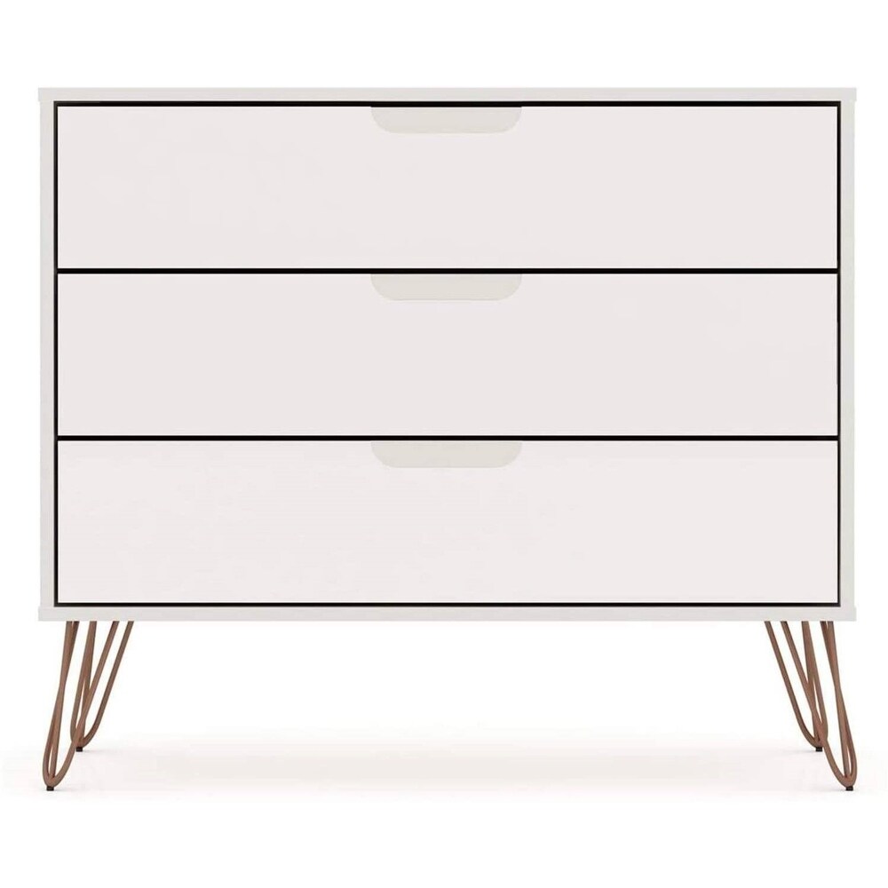 Modern Scandinavian Style Bedroom 3 Drawer Dresser