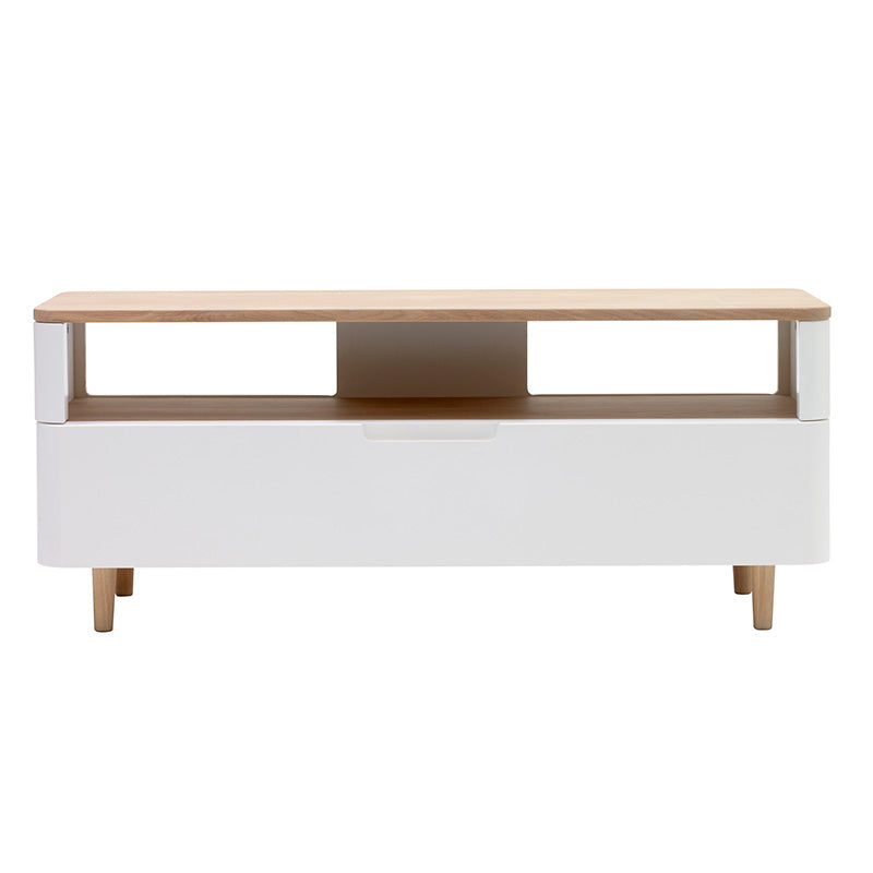 SIENNA Entertainment TV Unit 120cm -  Natural & White