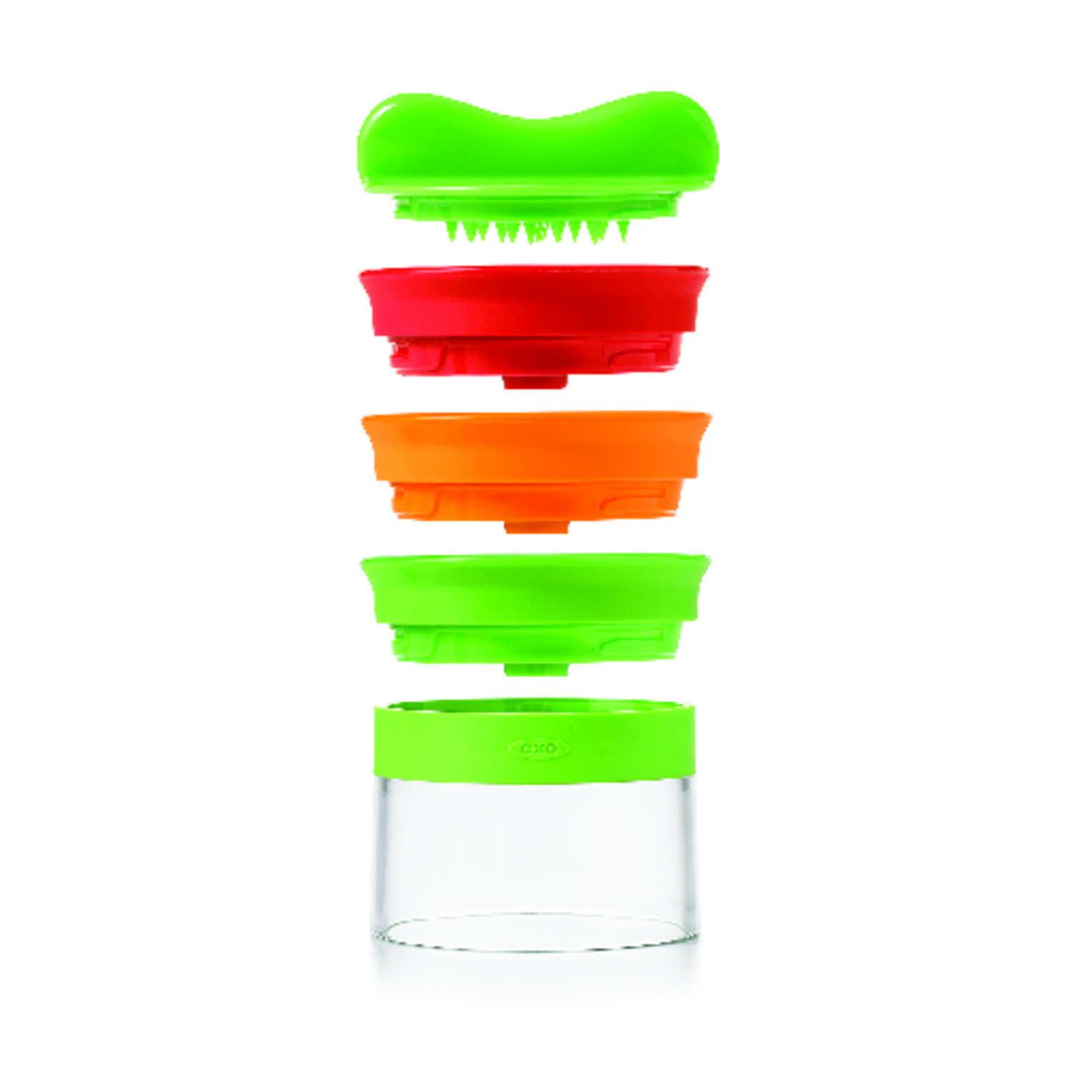 OXO Good Grips Multi-Colored Plastic 3-Blade Hand Held Spiralizer