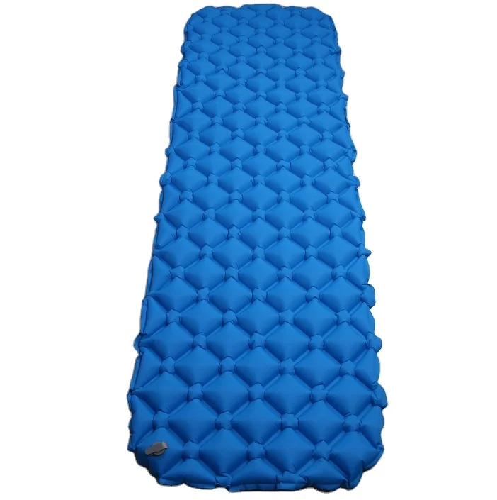 Compact Ultralight TPU inflatable Camping Sleeping Pad with Built in Foot Pump Waterproof Air Mattress Sleeping Mat