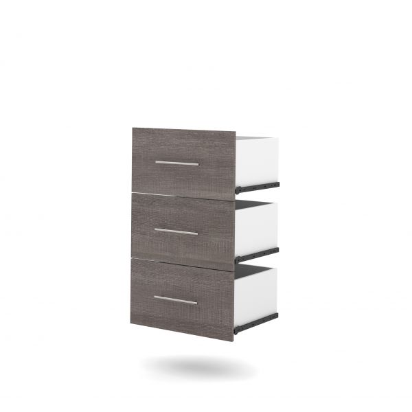 Bestar Nebula 3-Drawer set for 25