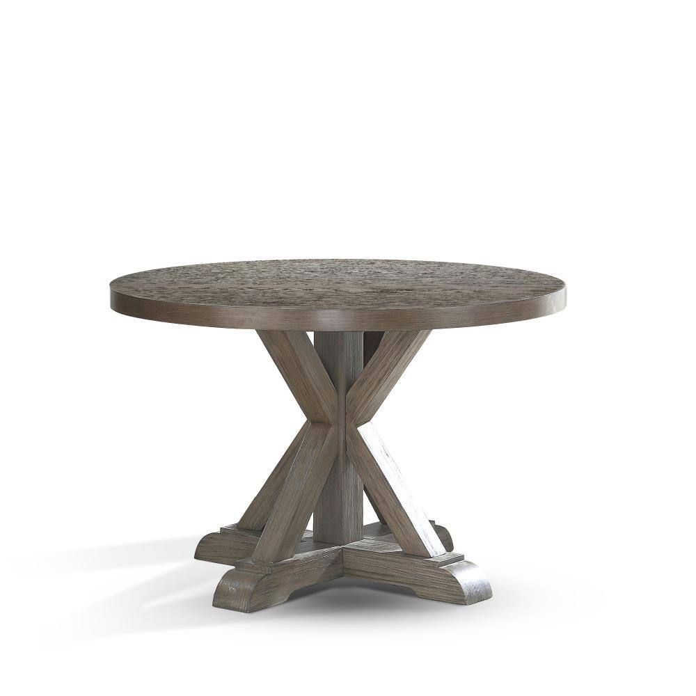 Steve Silver Molly Grey Round Dining Table MY4848T