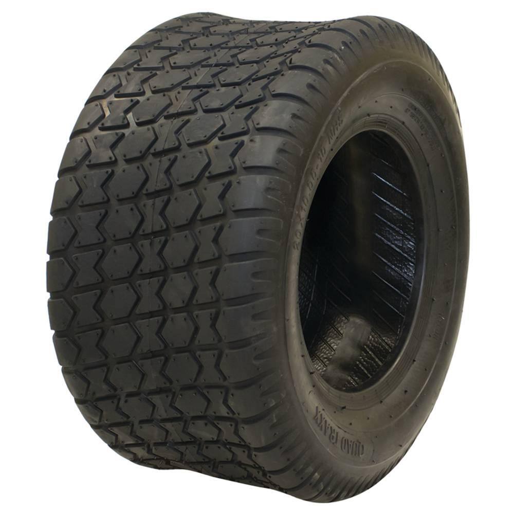 STENS Tire for Tire Size 20x10.00-10 Tread Quad Traxx Ply 4 Rim Size 8 in. Max PSI 22 Max Load Capacity 1190 160-822