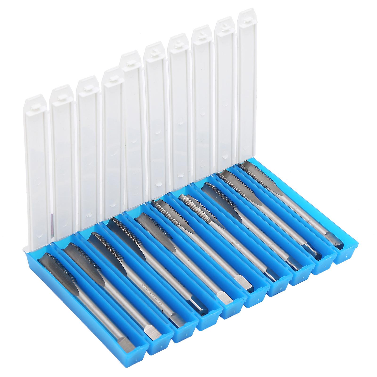 10pcs Straight Flute Tap HSS High Hardness Machine Tapping Thread Drill Bits M10 x 1.5