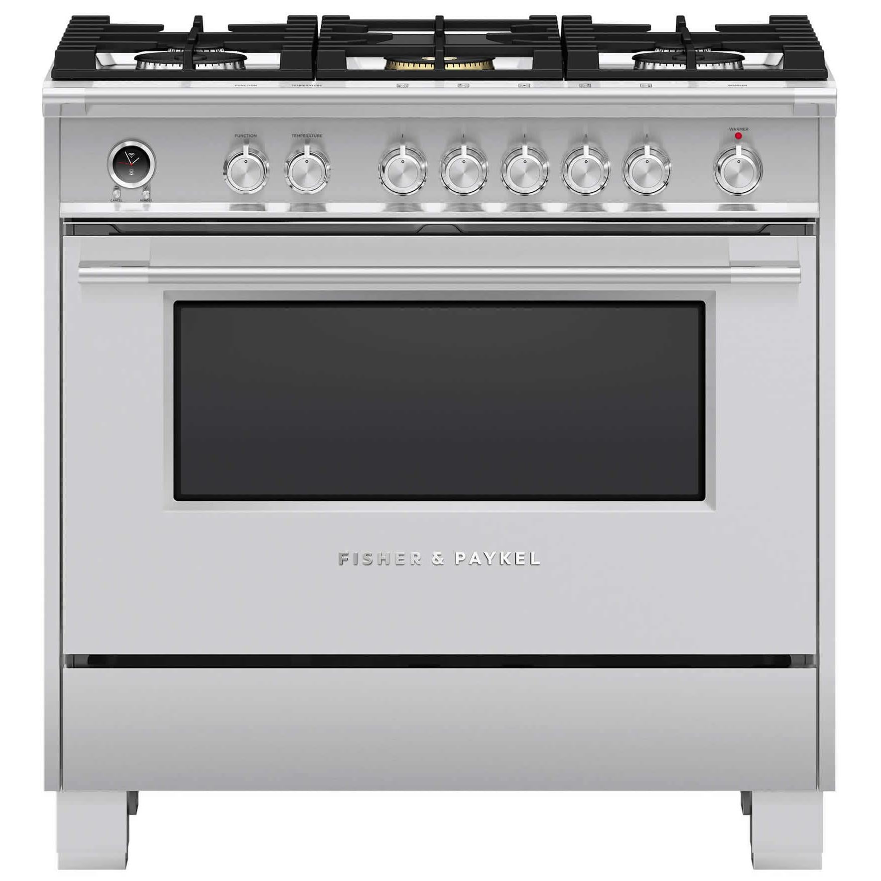 Fisher & Paykel 36-inch Freestanding Dual-Fuel Range with Aero Pastry? OR36SCG6X1