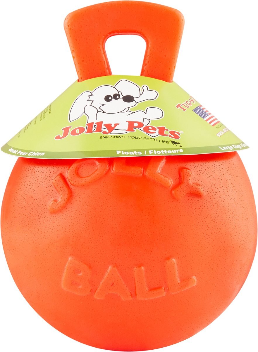 Jolly Pets Tug-n-Toss Dog Toy， Orange