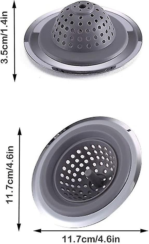 Other Sink Accessory 3 Pieces Shower Basin Filter Drain Filter Kitchen Sink Plugs Scrollsqy Hair Filter