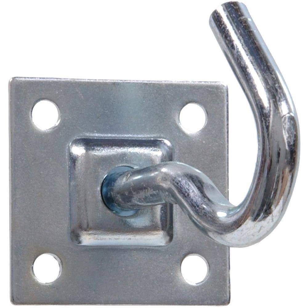 Hardware Essentials Clothesline Hook in Plate Style and Zinc-Plated (5-Pack) 322326.0