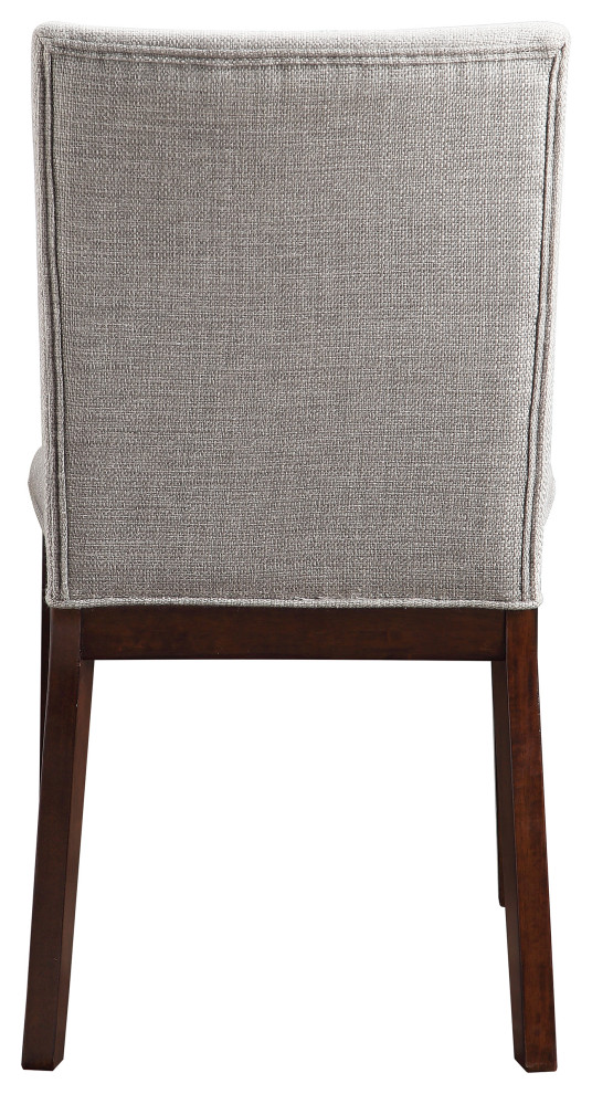 Amalie Side Chair Beige   Transitional   Dining Chairs   by Steve Silver  Houzz