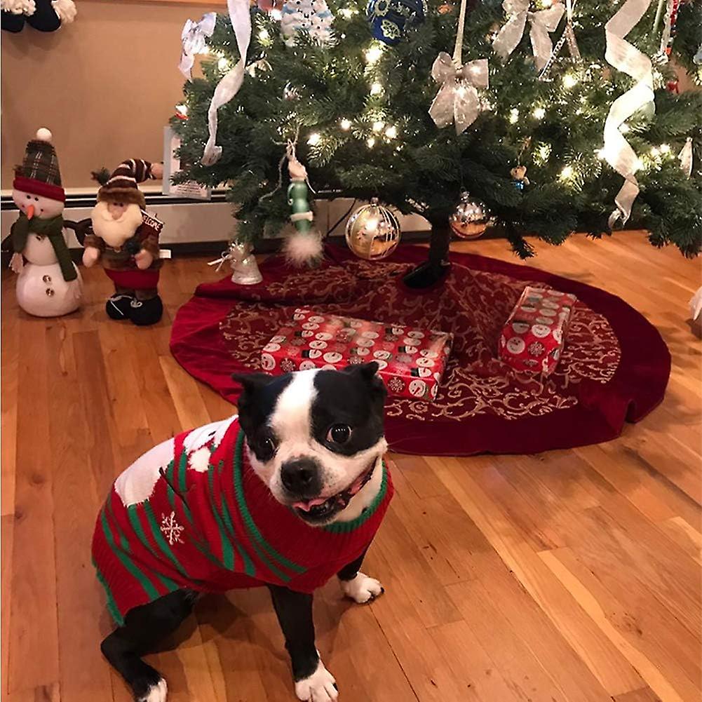 Dog Snow Sweaters Snowman Sweaters Xmas Dog Holiday Sweaters New Year Christmas Sweater Pet Clothes For Small Dog And Cat(snowman，xl)