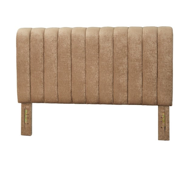 Lifestorey Teagan Queen Channel Upholstered Headboard - - 28893753