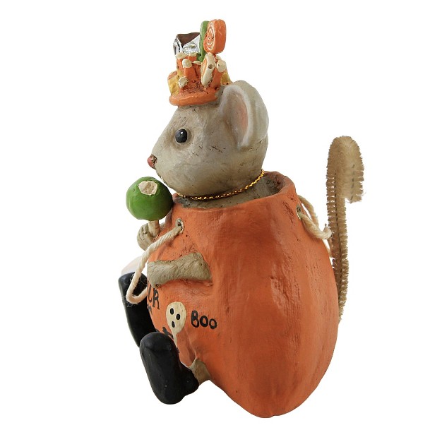 Bethany Lowe Designs Bethany Lowe Designs Halloween Halloween Nibbles One Figurine 4 25 Inches Mouse Trick Or Treat Apple Td0060