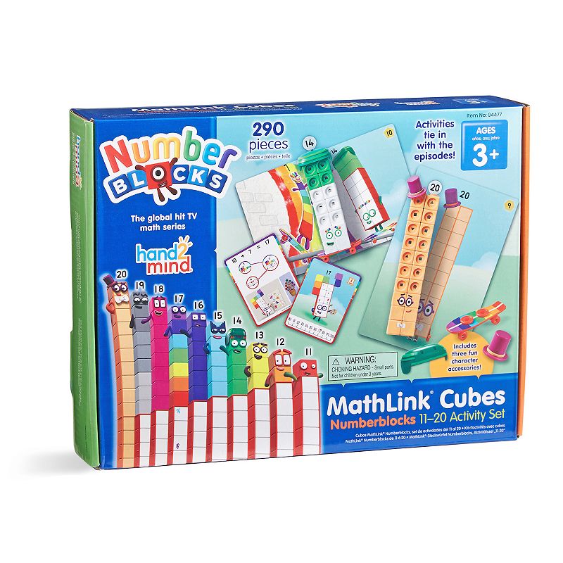 hand2mind Numberblocks 11�C20 Activity Set with MathLink Cubes