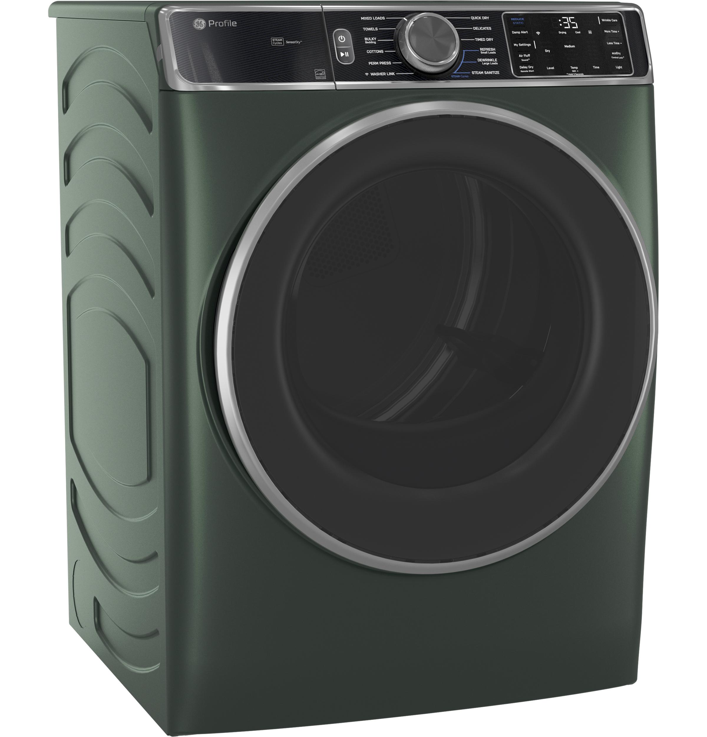 Ge Appliances PFD95ESPWGN Ge Profile™ Energy Star® 7.8 Cu. Ft. Capacity Smart Front Load Electric Dryer With Steam And Sanitize Cycle