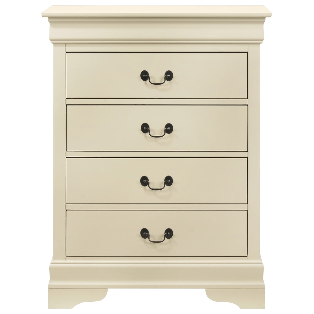 Louis Phillipe 4 Drawer Chest of Drawers (31 in L. X 16 in W. X 41 in H)