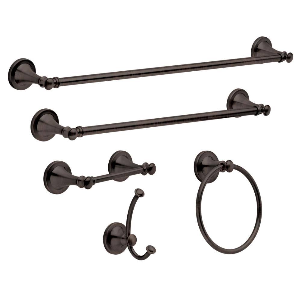 Delta Silverton 24 in. Towel Bar in Venetian Bronze SIL24-VBR